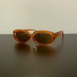 target brand orange sunglasses!!